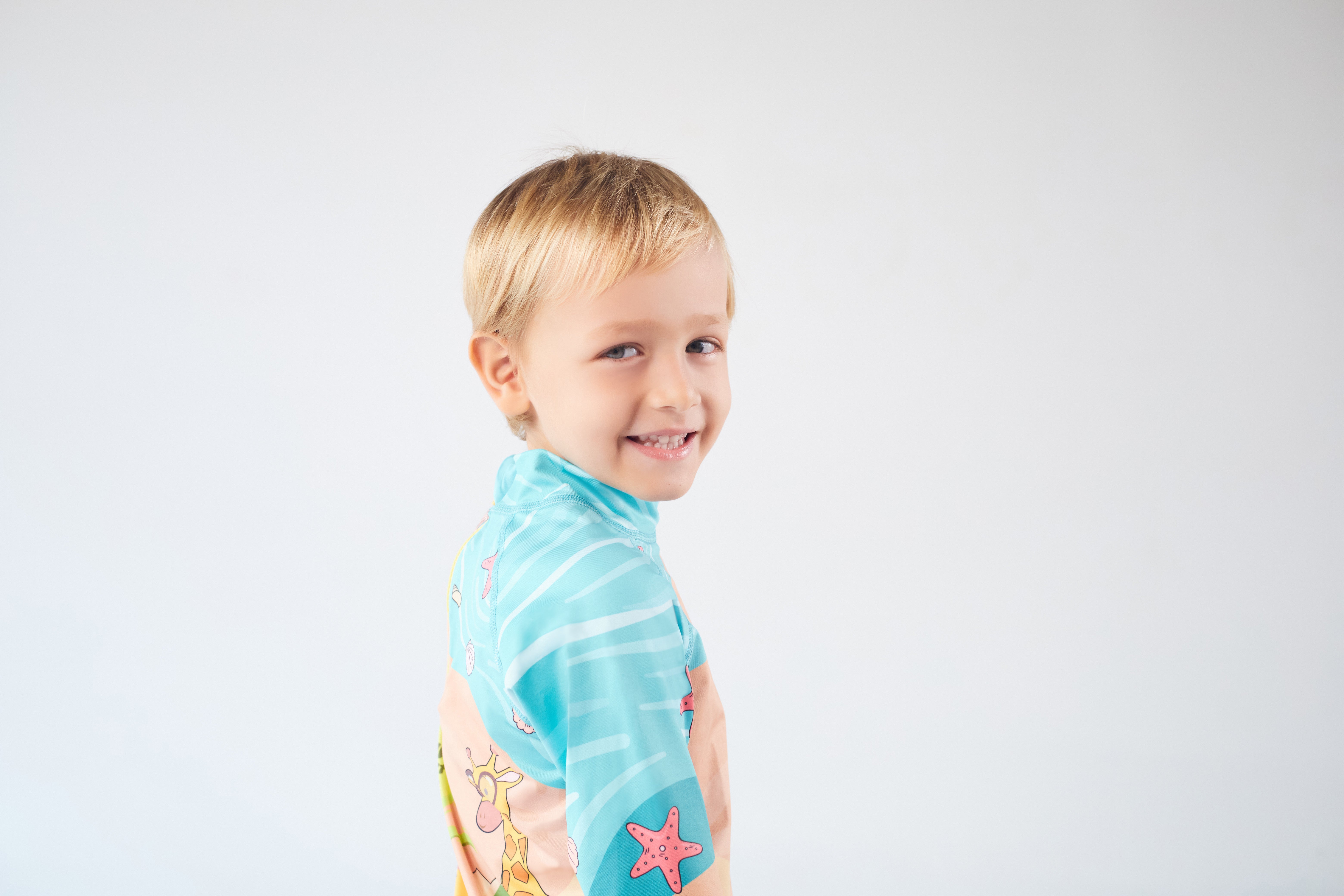 Set Rash Guard Niño Escalador – Verde/Arena