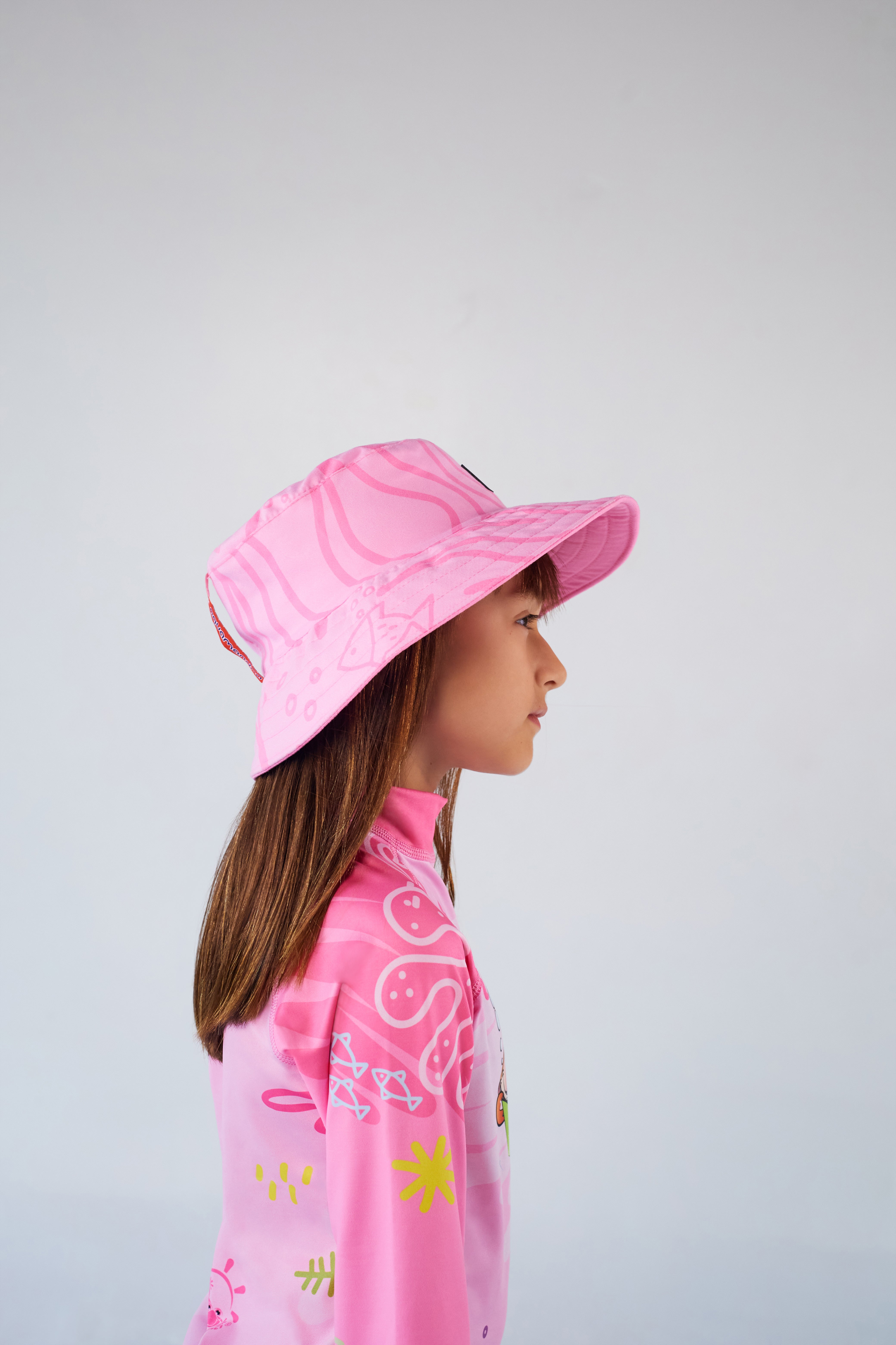 Enterizo con Cremallera Niña Océano – Rosado