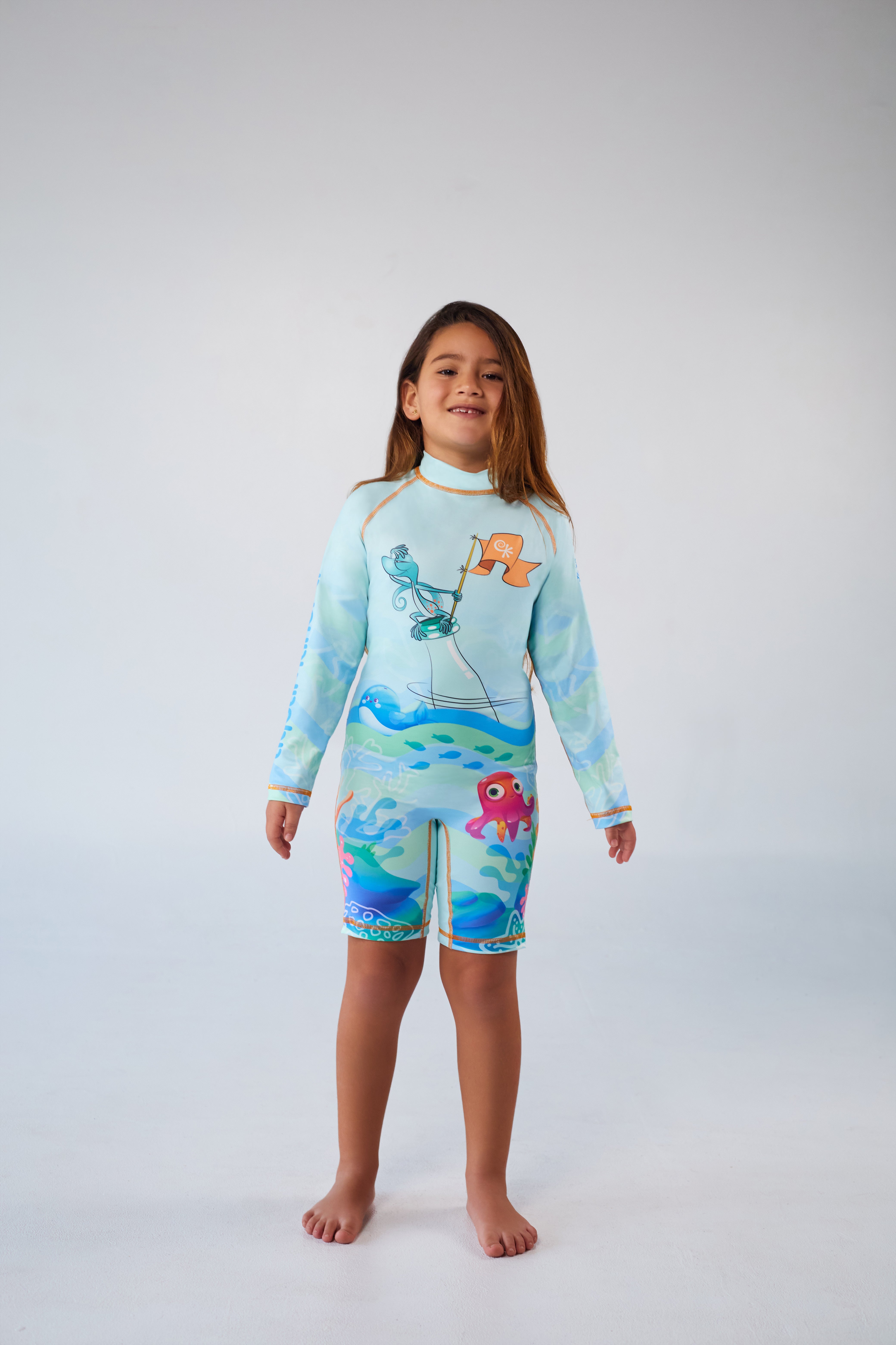 Enterizo con Cremallera Unisex Náufrago – Turquesa