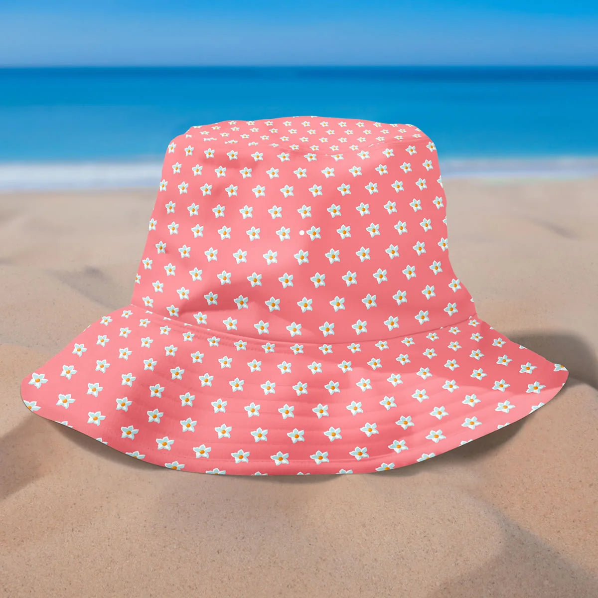 Gorro Antisolar Unisex Flores – Palo de Rosa