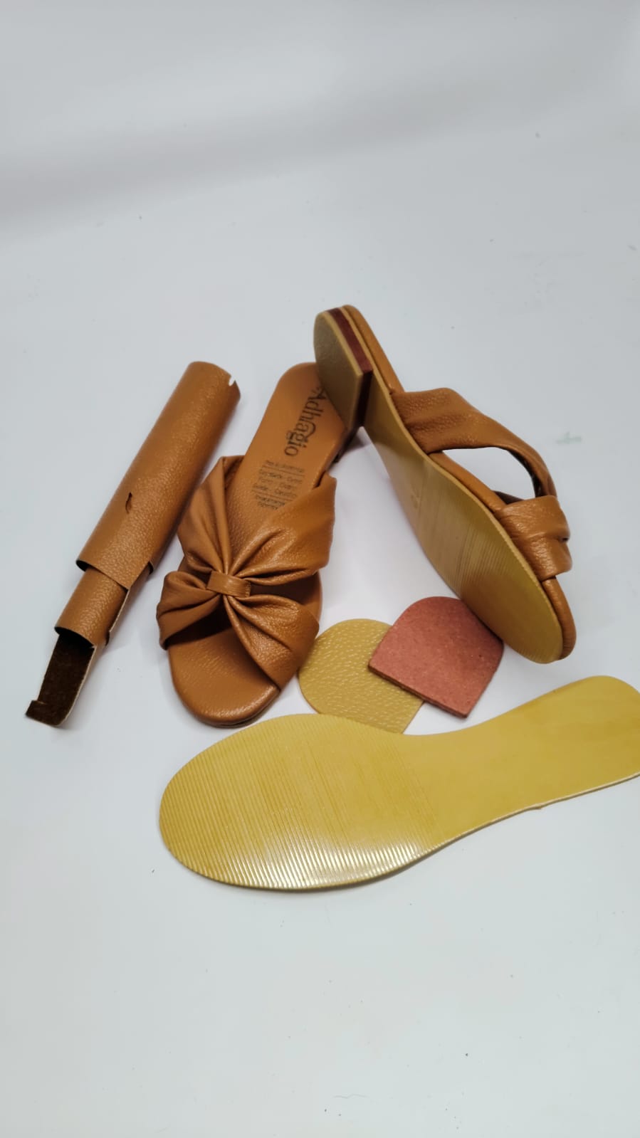 Sandalias bajas de cuero - Florencia
