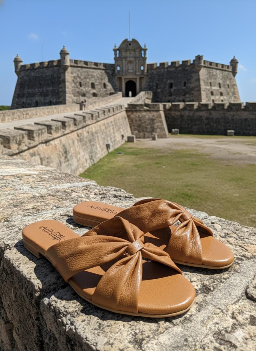 Sandalias bajas de cuero - Florencia