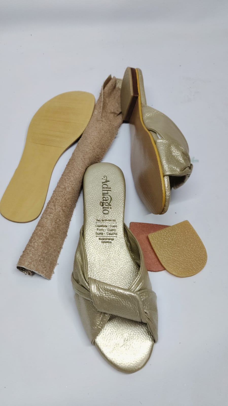 Sandalias bajas de cuero - Napoli