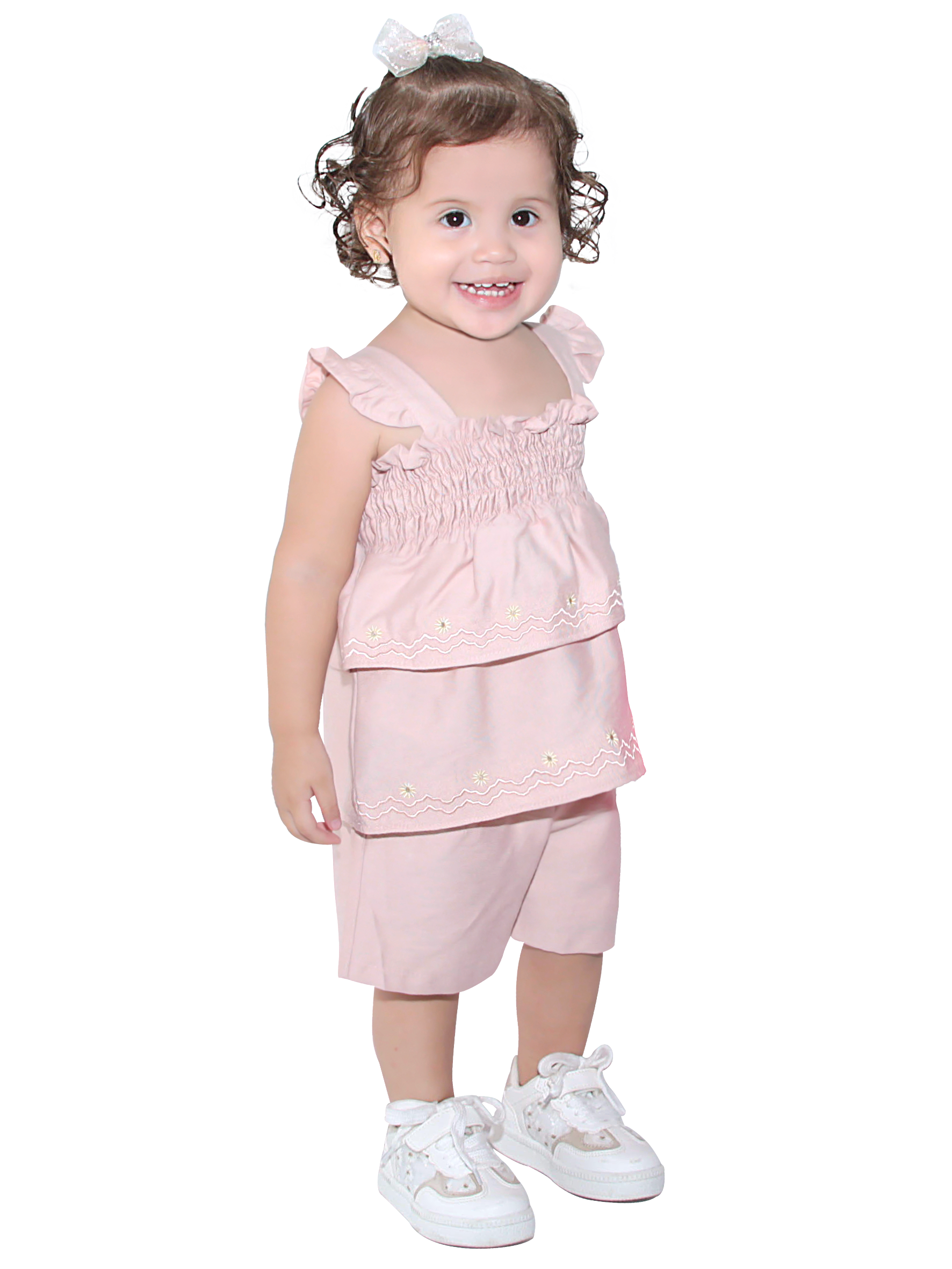 Conjunto Short Bordado Niña 322557