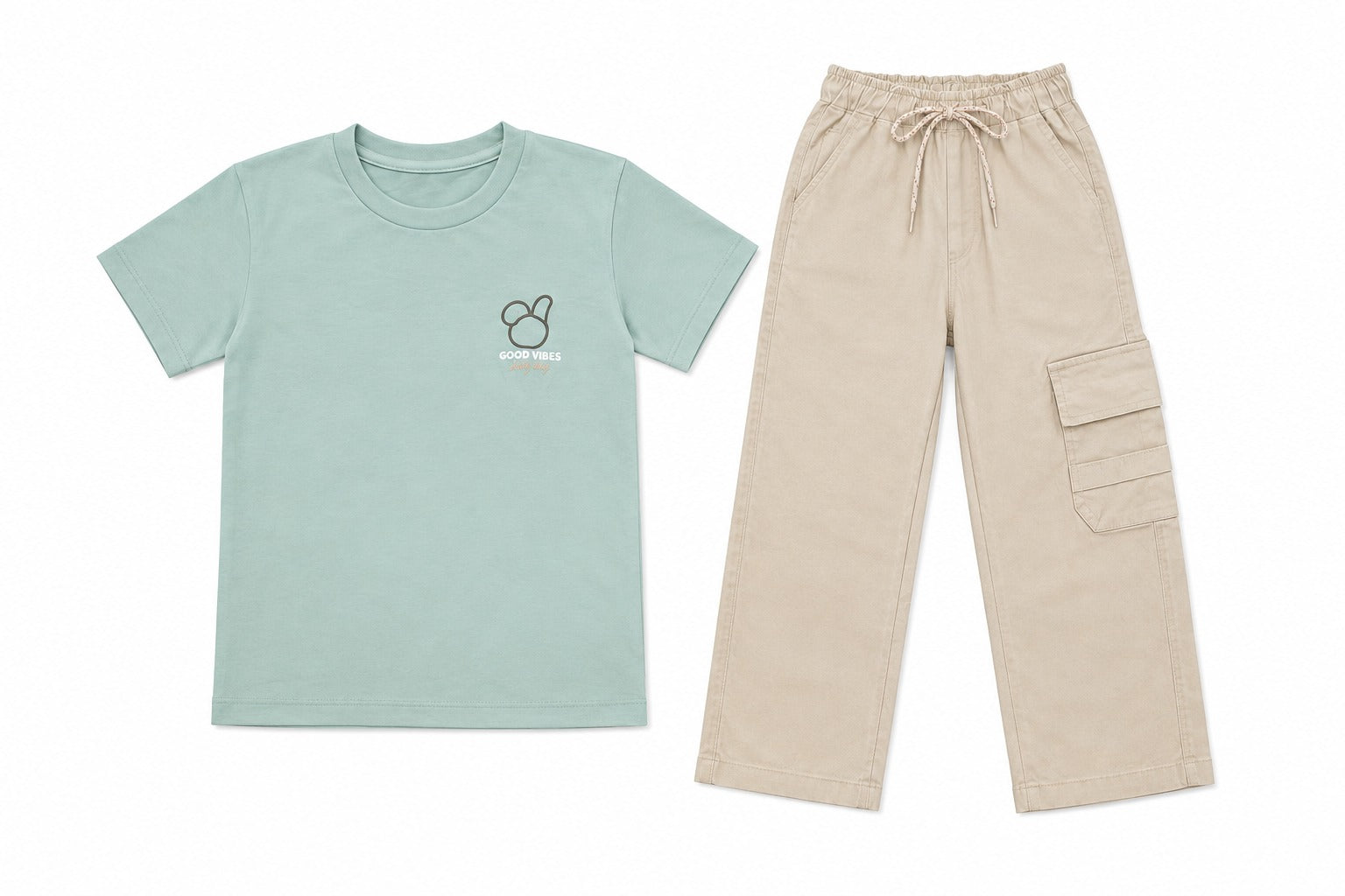 Conjunto Pantalon Dril Niño 340319