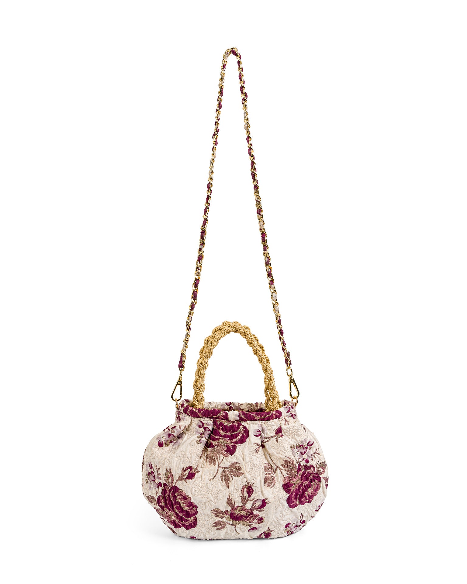 Bolso en Brocados Italianos elaborado en Textil Brocado con Seda de la marca LOLILU