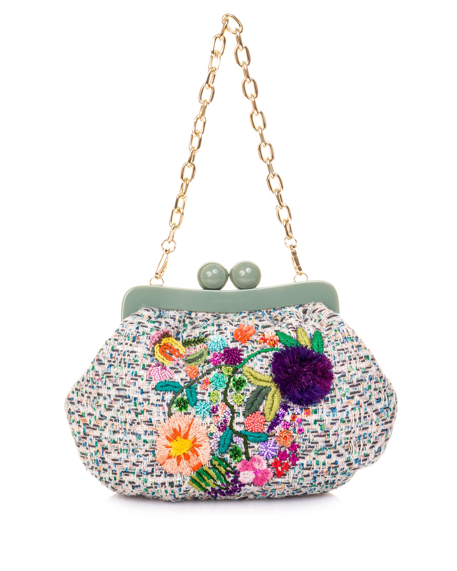 Bolso con Marco elaborado en Textil y acrílico de la marca LOLILU