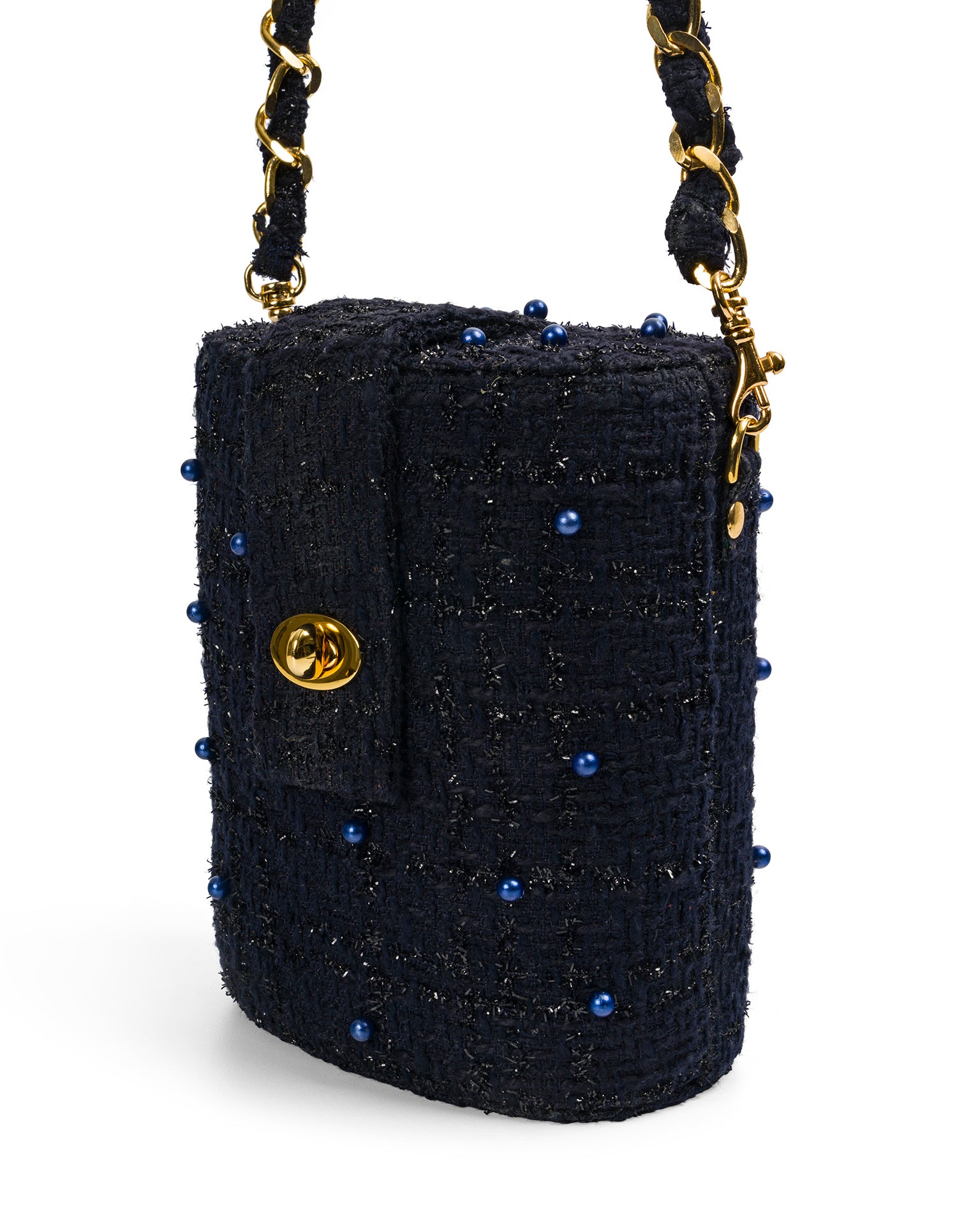 Bolso en tweed elaborado en Textil Tweed y Metal de la marca LOLILU