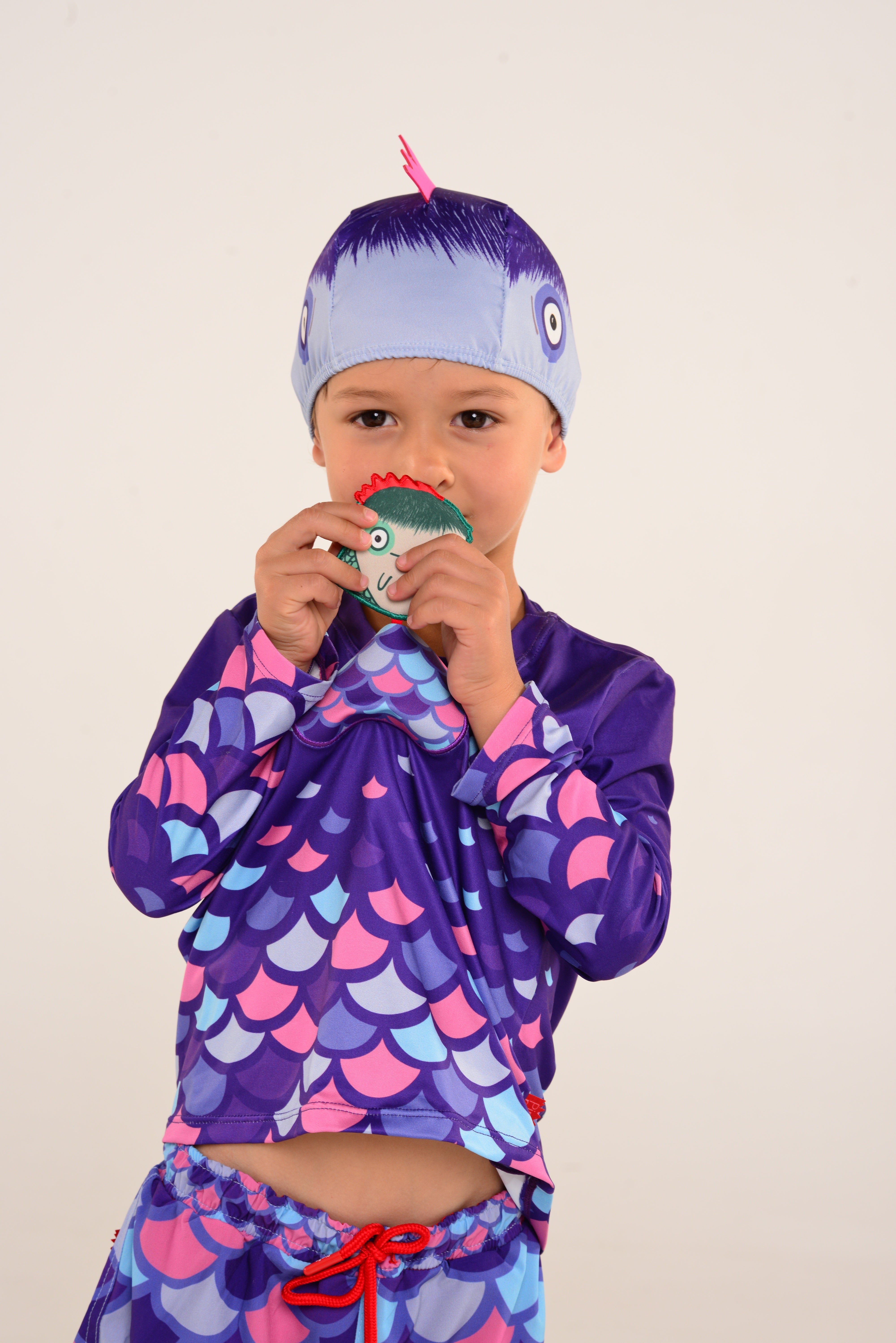 Vestido de Baño elaborado en TELA RECICLADA PET de la marca PIRAÑA MUECA