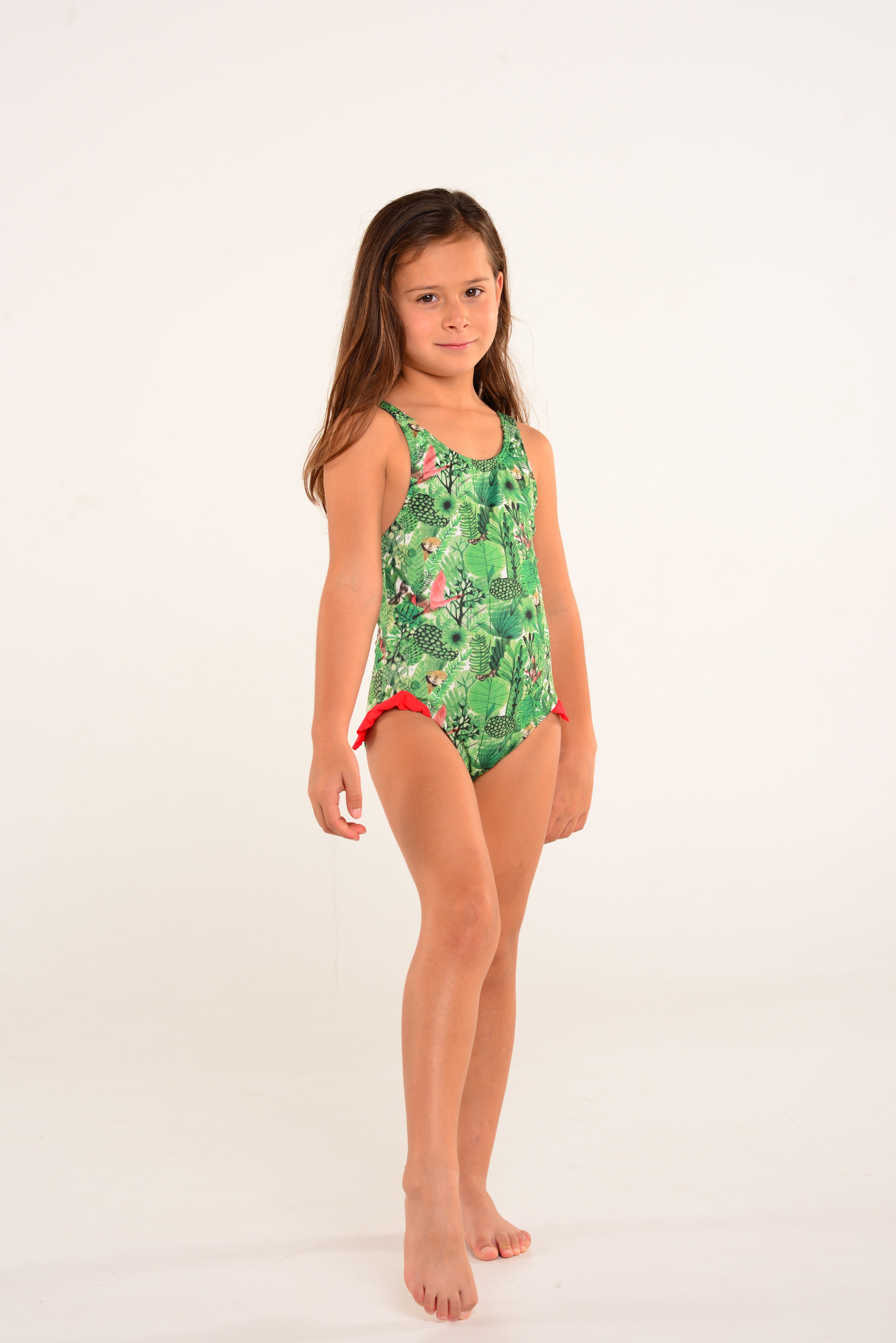 Vestido de Baño elaborado en TELA RECICLADA PET de la marca PIRAÑA MUECA