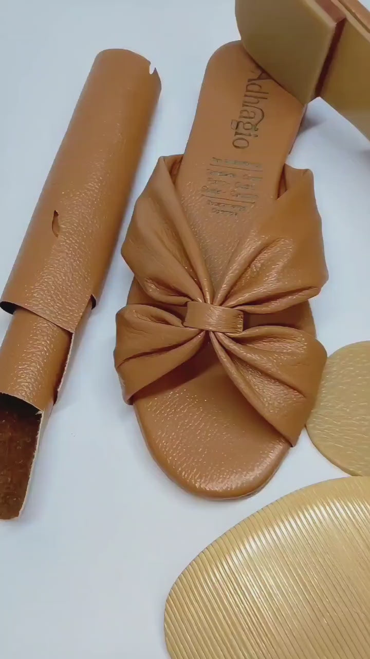 Sandalias bajas de cuero - Florencia
